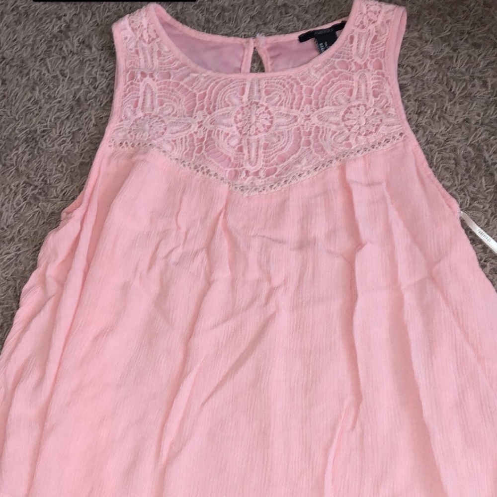 LIGHT PINK SLEEVELESS TOP